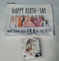 New Taylor Swift 8.5x7" Pencil Case and 30+ Stickers