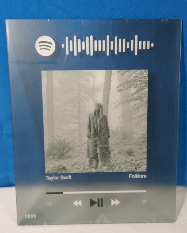 Taylor Swift Spotify Sign Folklore 8x10"