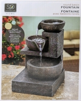 SP Home Round Basin Fountain. Battery Powered