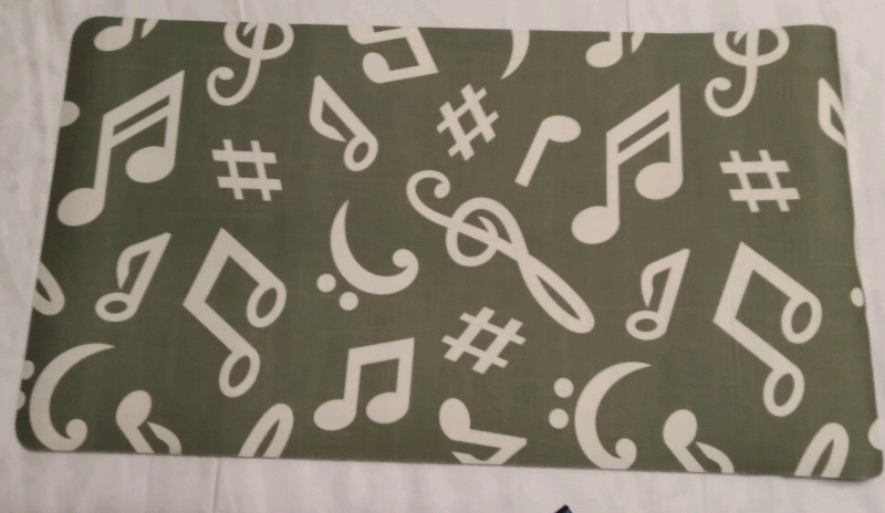 31x17" Non Slip Bottom Music Rug