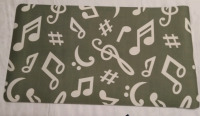 31x17" Non Slip Bottom Music Rug