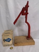 Manual Bottle Cap Tool 18" Tall with 2 Boxes of Bottle Caps (Crown Cork & Seal)
