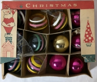 12 Vintage Christmas ornaments