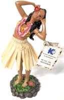 Quintessential Car Decor : New "Sweet Leilani" Dashboard Hula Doll! | 6.25" Tall