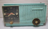 Vintage 1950s RCA Victor Tube Alarm Clock / AM Radio . Tested Working , alarm not tested