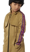 New Size 12/ 150cm | KARL LAGERFELD KIDS Windbreaker-Stylr Dress w Branded Striped Trim | Retails for Over $150!