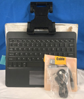 New | Invensic Bluetooth Desktop Keyboard | Measures 10" x 8"