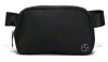 New | Black Polyester Pander 1L Fanny Pack for Women with Adjustable Strap