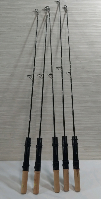 5 Multipurpose Ice Fishing rods 30"