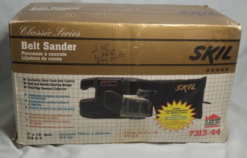 Skil Belt Sander Tested Working with 3 Replacement Sanders