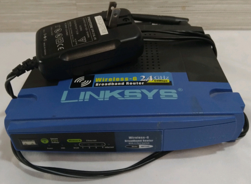 Linksys Wireless-G 2.4Ghz Broadband Router Tested Powered Up