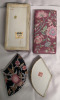 Floral/fruit Pattern Ceramic Trinket Boxes - 3