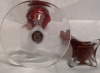 Ruby Red Glass Avon Vase & Pitcher + - 5