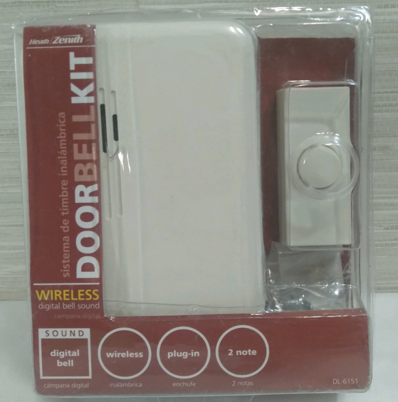 New Zenith Doorbell Kit Wireless Digital Bell Sound