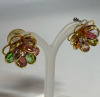 Lovely Bracelets & Pierced Earrings Crystal Rhinestones - 3