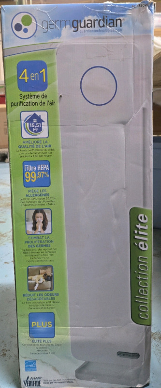 GermGuardian | 4-in-1 Elite 28" Tall | True HEPA Air Purifier | Model# AC5350 * Retails For $200+ * Tested For Power *