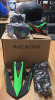 5 Pcs New | Motorcross Helmet W/ Motorcross Gloves, Visors, Glasses & Mask