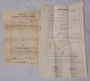 1883 " Augusta " Great Lakes Steam Tug Screw Certificate of Survey & 1885 Declaration of Ownership Document . Great Lakes / Niagara Region Nautical History