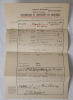 1883 " Augusta " Great Lakes Steam Tug Screw Certificate of Survey & 1885 Declaration of Ownership Document . Great Lakes / Niagara Region Nautical History - 5