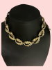 Dana Buckman Mesh Ring Necklace Vintage Choker Modern Strand - 3