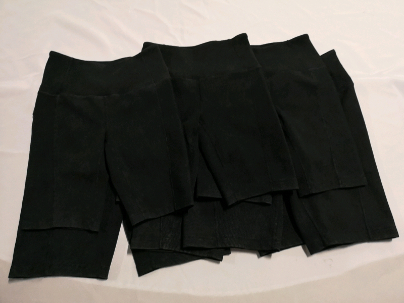 6 New Women's Yoga Shorts sz Small, Large & XL by Zella