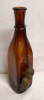 Amber Glass Bottle With Wooden Stopper - 5