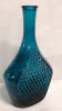 MCM GENIE BOTTLE ITALIAN EMPOLIED GLASS WITH STOPPER - 18" Tall with Stopper - 2