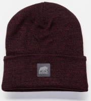 New BERNE Heritage Knit Cuff Beanie (MAROON SPECK) | One Size Fits Most