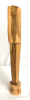 Unique Solid Wood Sculpture 18.25" Tall - 5