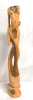 Unique Solid Wood Women's Figure Sculpture 17.75" Tall