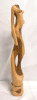 Unique Solid Wood Women's Figure Sculpture 17.75" Tall - 4