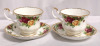 2 Royal Albert Old Country Roses Teacups & Saucers - 4