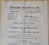 1923 Canadian Department of Customs and Excise Duty & Tax Guideline Appraisers' Bulletin No. 2859 & No. 2860 . - 4