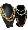 Beautiful Decoupage Bead Necklace