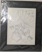 Lot Of Hand Drawn Disney Characters 3 Pictures In Frames Mickey Mouse, Winnie The Pooh And The Jungle Book