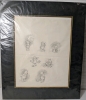 Lot Of Hand Drawn Disney Characters 3 Pictures In Frames Mickey Mouse, Winnie The Pooh And The Jungle Book - 2