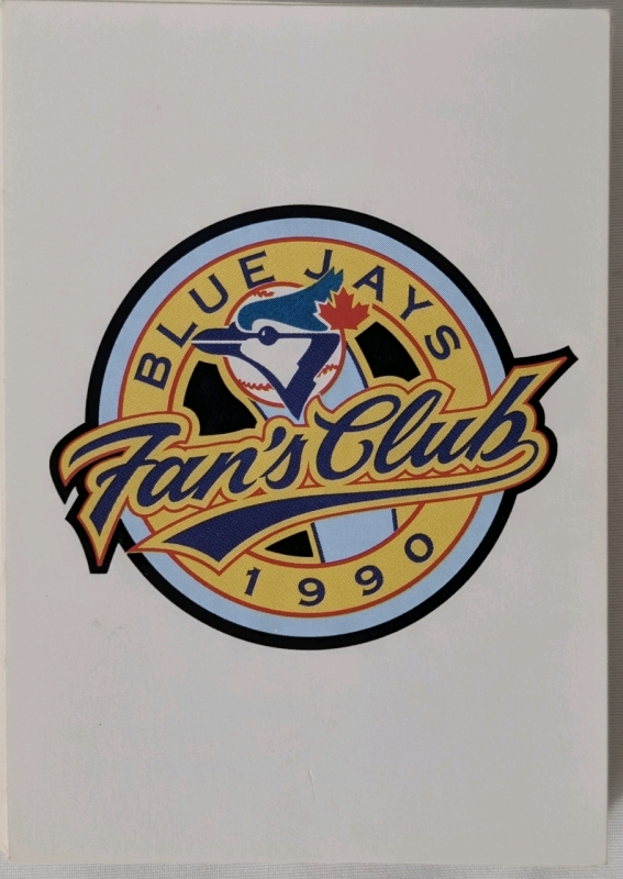 1990 Toronto Blue Jays Fan Club 36 Card Set