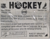 1988-89 Panini NHL Hockey Complete Sticker Set