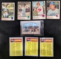 1970 - Topps - 2nd/3rd/4th Series Baseball Check List UNCHECKED - As Well As 4 Trading Cards - As Well As 1972 Rookie Stars Twins - Bob Gebhardt - Steve Brye - Hal Haydel