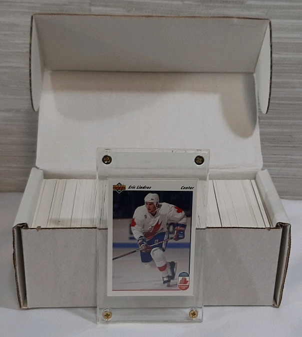 1991-92 Upper Deck Hockey Trading Card Set , #1-500, Includes Teemu Secanne, Dominik Hasek, Peter Forsberg and Eric Lindros