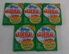 1984 5 Unopened Topps Major League Baseball The Real One Wax Packs 15 Picture Cards 1 Stick Bubble Gum , Possible Don Mattingly Rookie Card