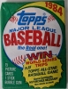 1984 5 Unopened Topps Major League Baseball The Real One Wax Packs 15 Picture Cards 1 Stick Bubble Gum , Possible Don Mattingly Rookie Card - 2