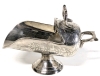 Large MCM Chrome Cocktail Server / Shaker & Mini Silverplate Sugar Scuttle | Shaker 12" Tall - 5