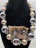 Fabulous D&rsquo;Orlan Bauble Necklace matching Earrings Sterling plus - 3
