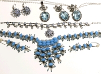 3 Necklace & Earrings Lots | 2 Pairs for Pierced Ears, 1 Pair Clip-Ons | Necklaces up to 19.5" Long
