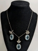 3 Necklace & Earrings Lots | 2 Pairs for Pierced Ears, 1 Pair Clip-Ons | Necklaces up to 19.5" Long - 3