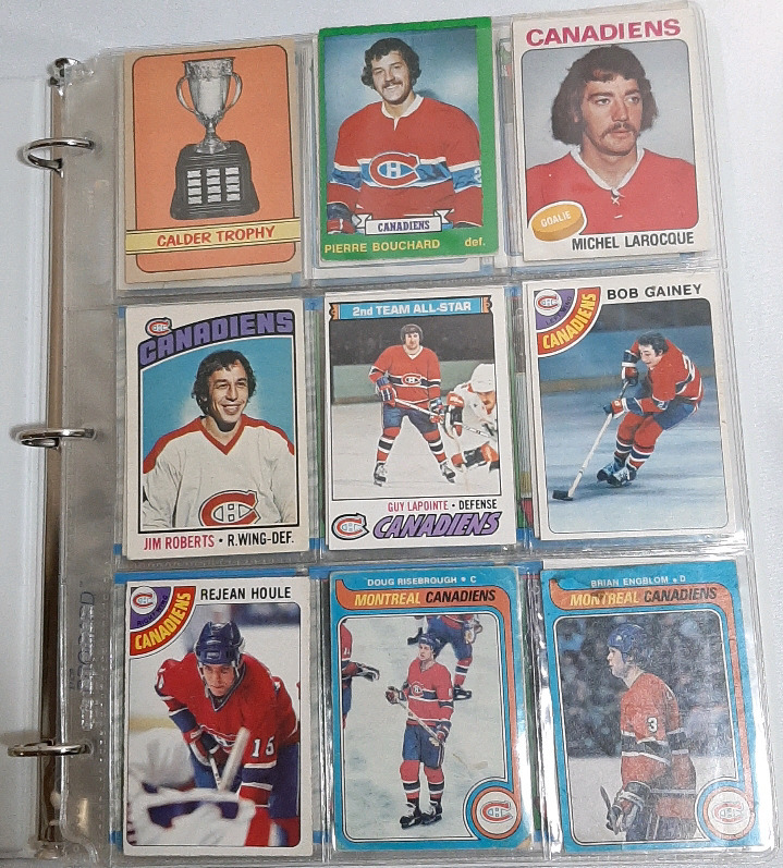 1972-2023 Montreal Canadiens NHL Hockey Trading Cards - 225 Cards, No Doubles