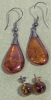 2 Pairs of Gorgeous Amber Earrings | Studs & Danglers | Up to 2.4" Long - 4