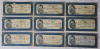 1960s Canadian Tire / Mor-Power Gas Bars 5+5 Cents Cash Bonus Money . Two (2) Notes Have Consecutive Numbers