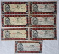 1960s Canadian Tire / Mor-Power Gas Bars 10+10 Cents Cash Bonus Money .